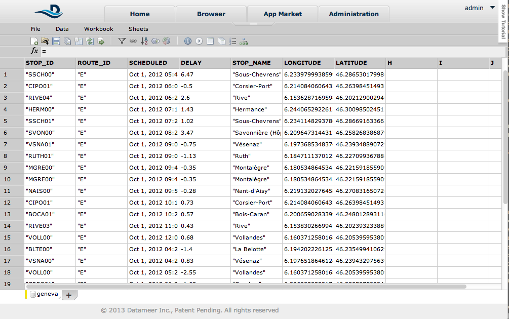 Datameer used for data cleaning